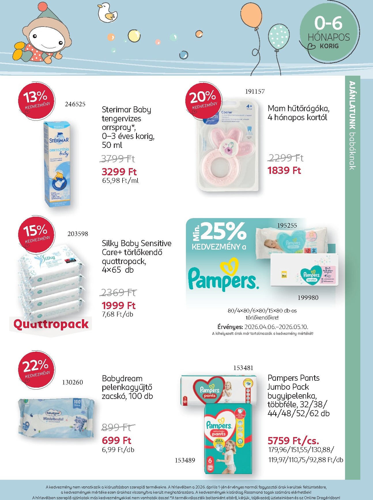 rossmann - Rossmann - BabaProgram akciós újság, érvényes 2026.04.06. - 2026.05.10. - page: 7