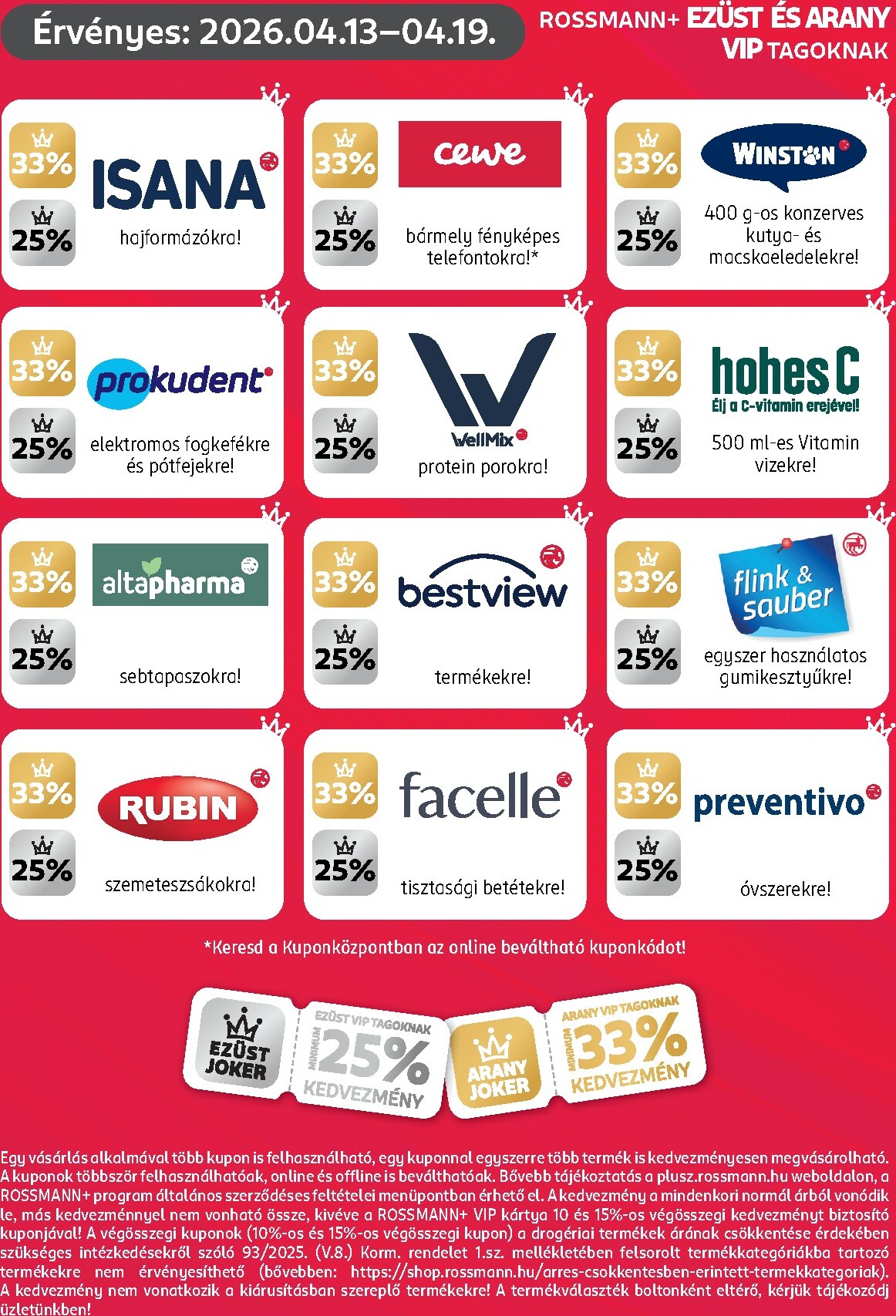 rossmann - Rossmann - Kuponjaid hirdetmény a következő hétre hétfőtől 2026.04.13.-tól vasárnaptól 2026.04.19.-ig - page: 3