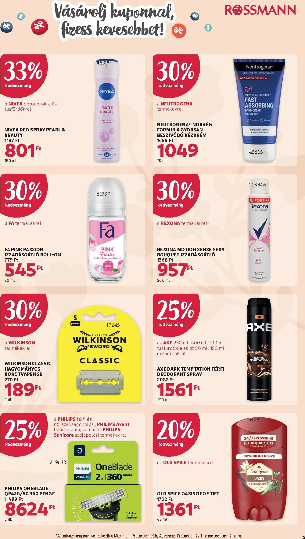 rossmann - Aktuális Rossmann - Glamour-napok 2 szórólap érvényes hétfőtől 2026.04.13.-től vasárnaptól 2026.04.19.-ig - page: 5
