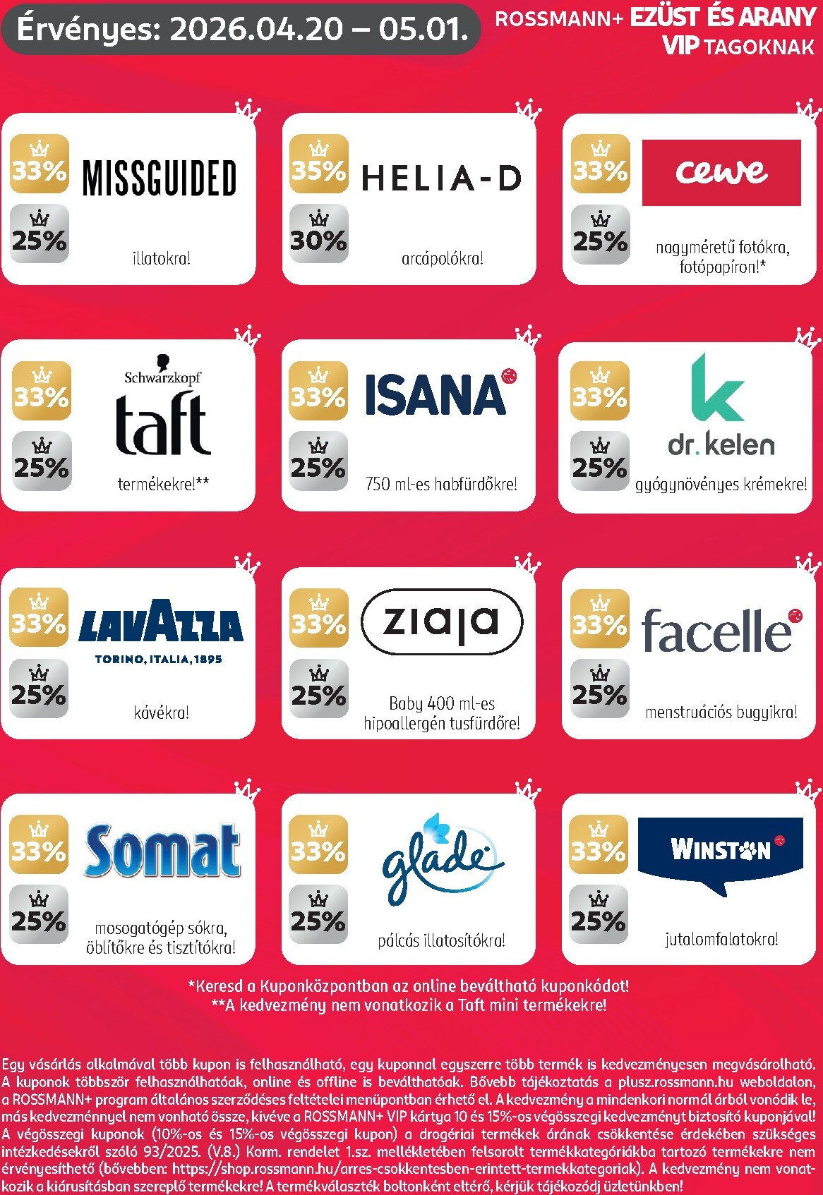 rossmann - Rossmann - Kuponjaid hirdetmény a következő hétre hétfőtől 2026.04.20.-tól péntektől 2026.05.01.-ig - page: 3