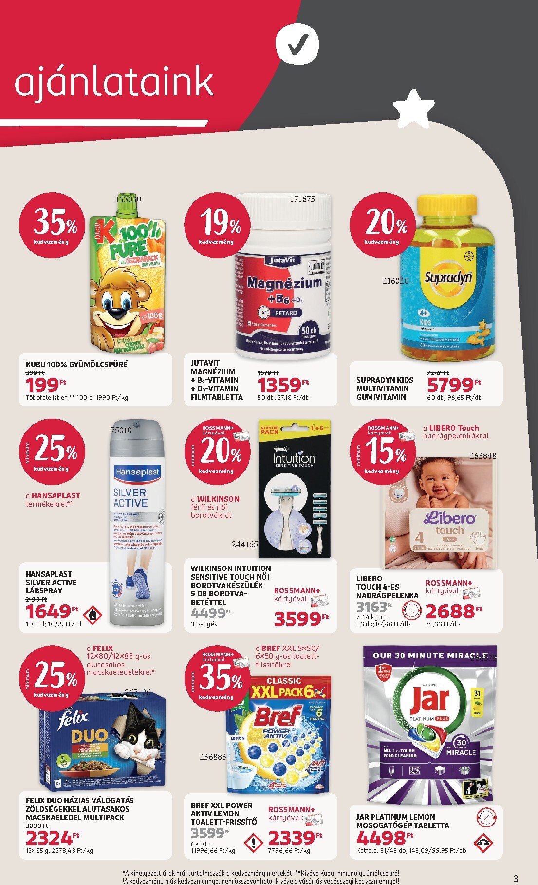 rossmann - Rossmann hirdetmény a következő hétre hétfőtől 2026.04.20.-tól péntektől 2026.05.01.-ig - page: 3