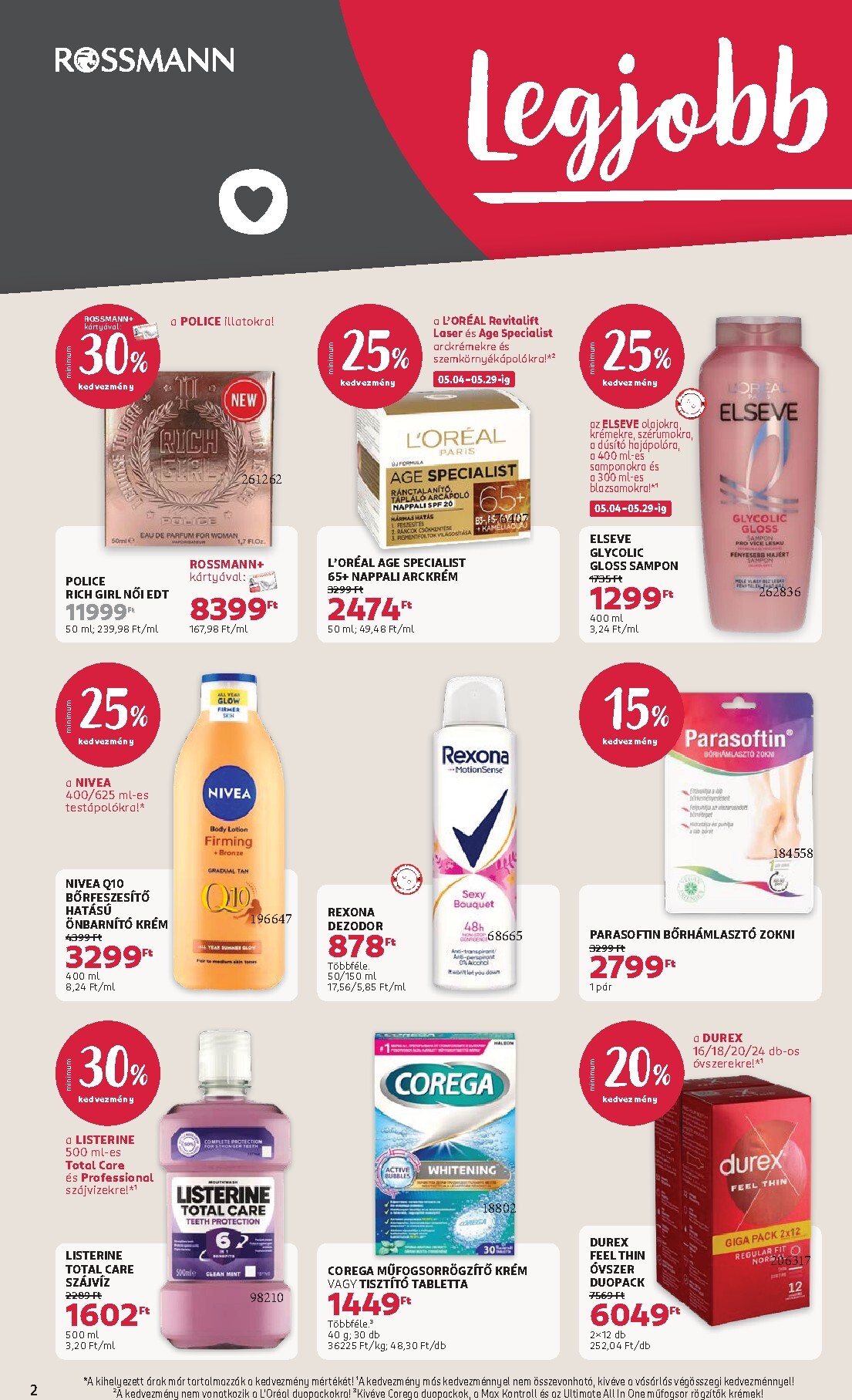 rossmann - Rossmann hirdetmény a következő hétre hétfőtől 2026.05.04.-tól péntektől 2026.05.15.-ig - page: 2