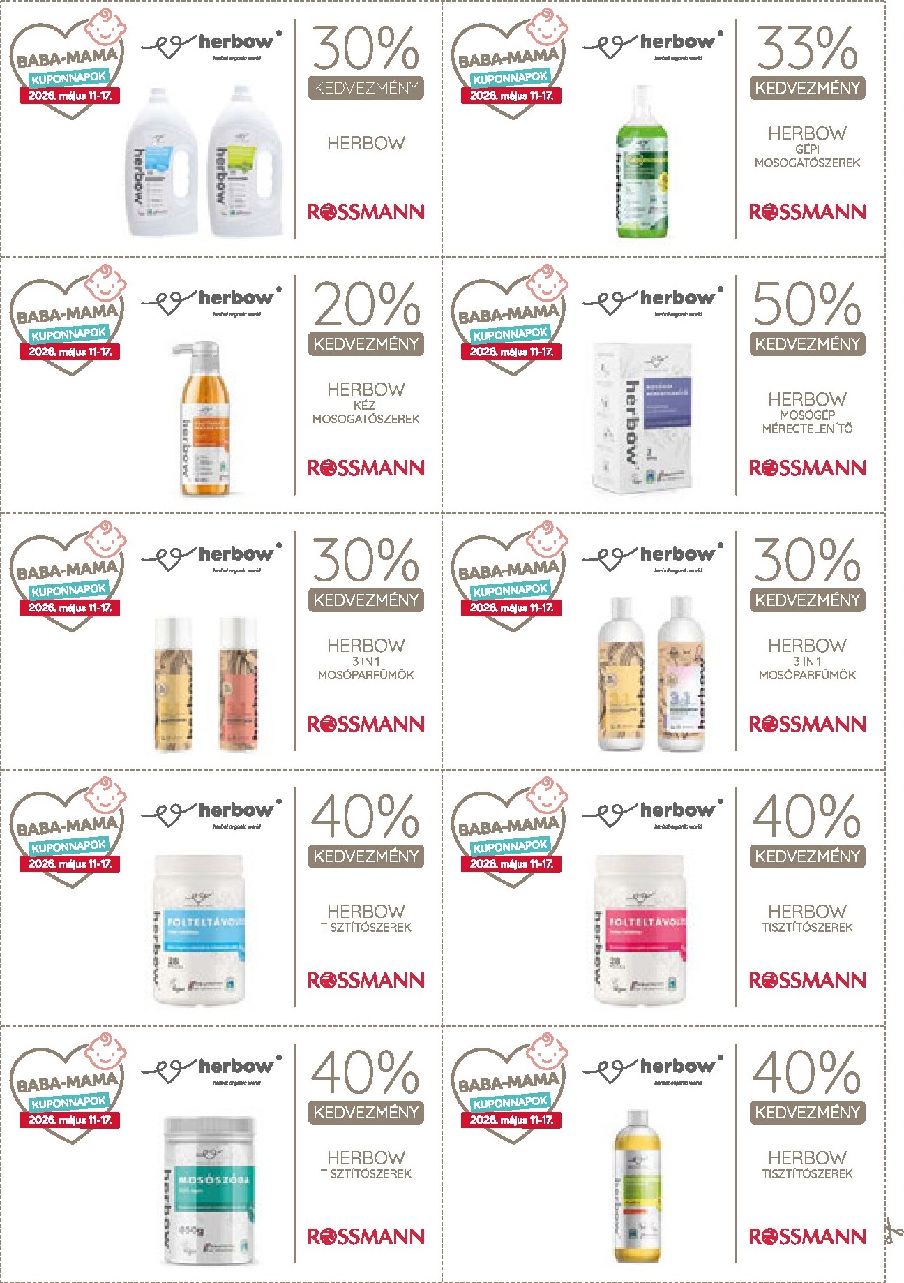 rossmann - Rossmann - Kupon magazin hirdetmény a következő hétre hétfőtől 2026.05.11.-tól vasárnaptól 2026.05.17.-ig - page: 15