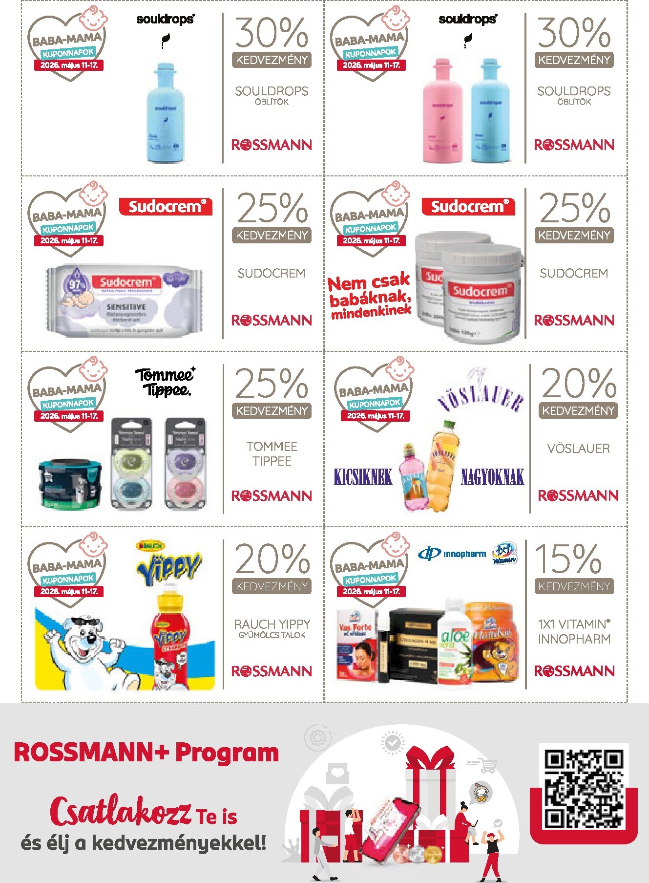 rossmann - Rossmann - Kupon magazin hirdetmény a következő hétre hétfőtől 2026.05.11.-tól vasárnaptól 2026.05.17.-ig - page: 27