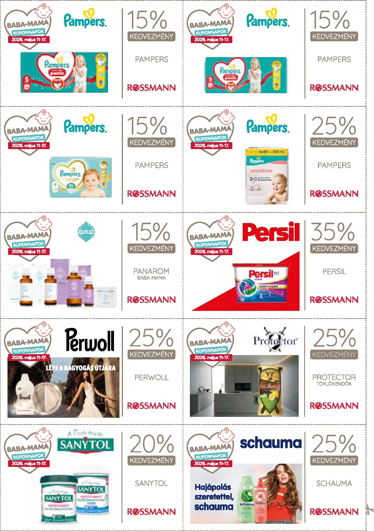 rossmann - Rossmann - Kupon magazin hirdetmény a következő hétre hétfőtől 2026.05.11.-tól vasárnaptól 2026.05.17.-ig - page: 21