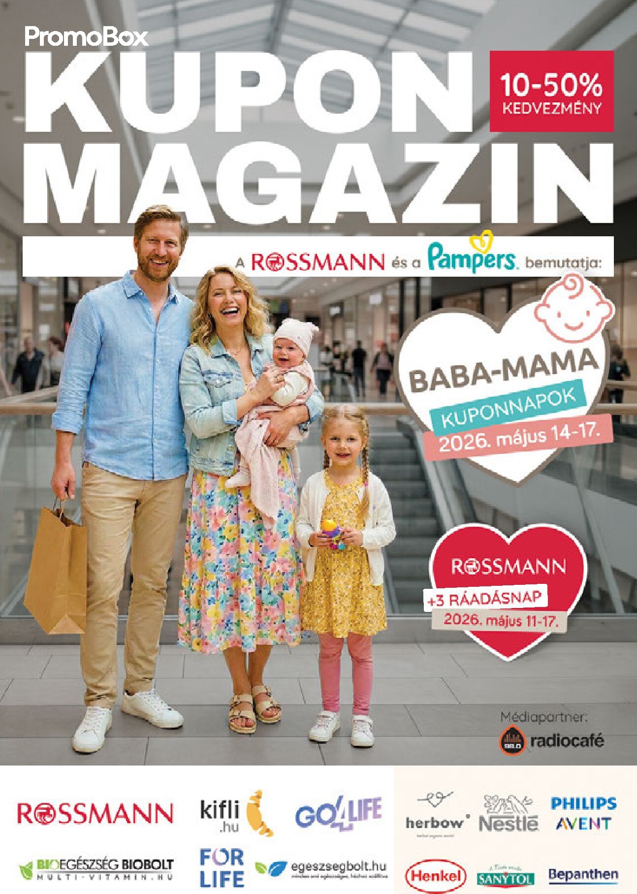 rossmann - Rossmann - Kupon magazin hirdetmény a következő hétre hétfőtől 2026.05.11.-tól vasárnaptól 2026.05.17.-ig - page: 1