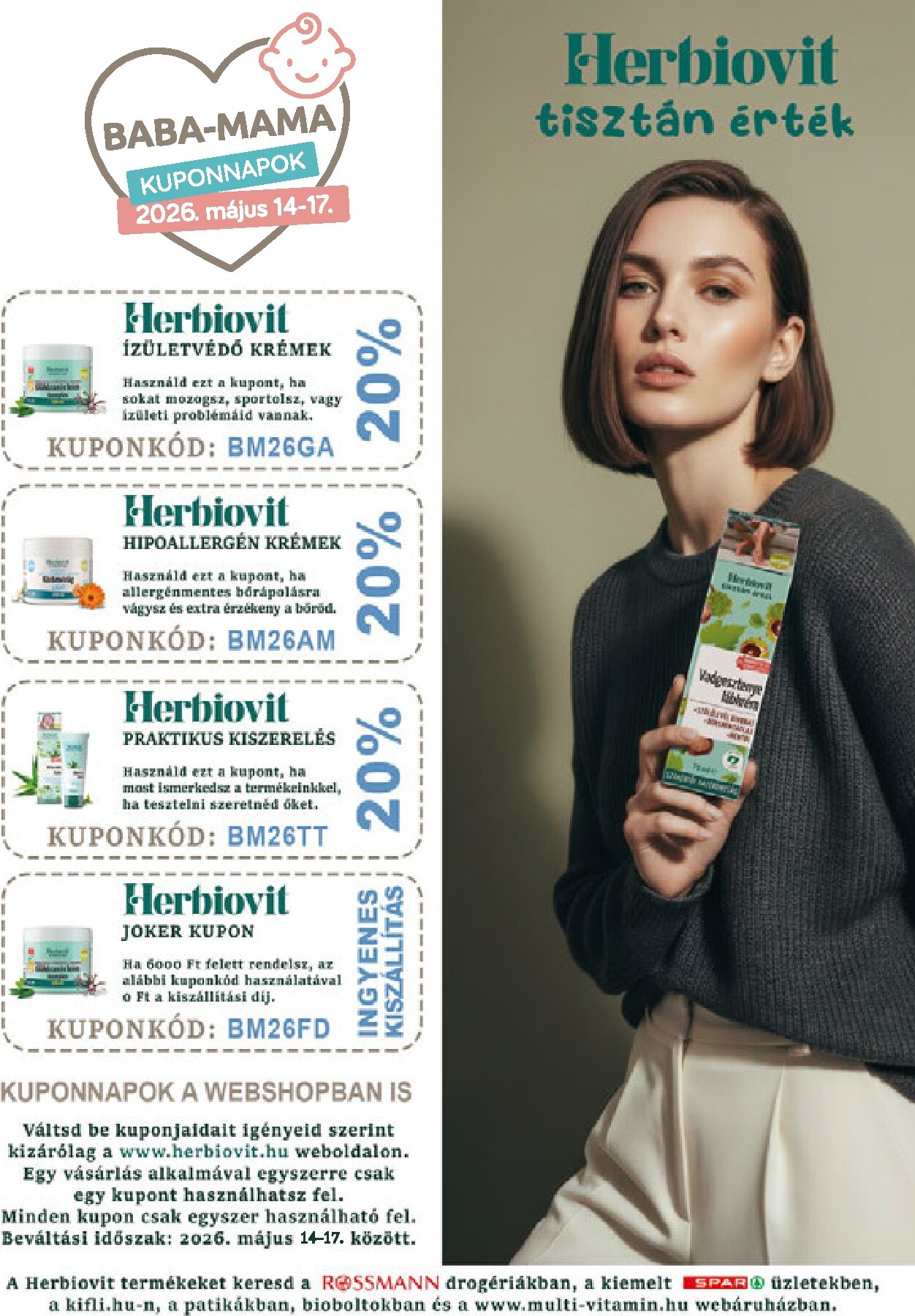 rossmann - Rossmann - Kupon magazin hirdetmény a következő hétre hétfőtől 2026.05.11.-tól vasárnaptól 2026.05.17.-ig - page: 47