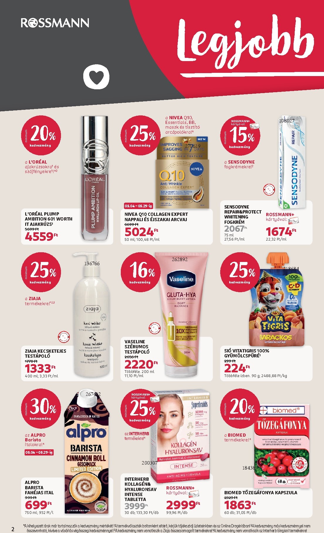 rossmann - Rossmann hirdetmény a következő hétre hétfőtől 2026.05.18.-tól péntektől 2026.05.29.-ig - page: 2