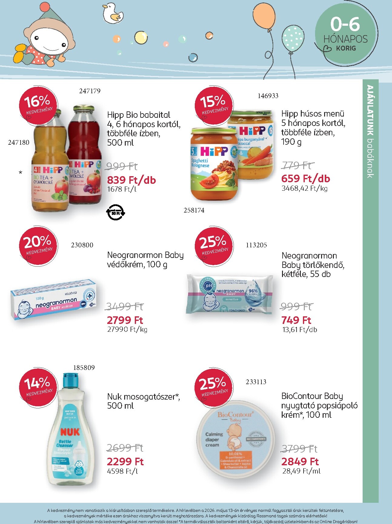 rossmann - Rossmann - Babaprogram hirdetmény a következő hétre hétfőtől 2026.05.18.-tól vasárnaptól 2026.06.14.-ig - page: 9