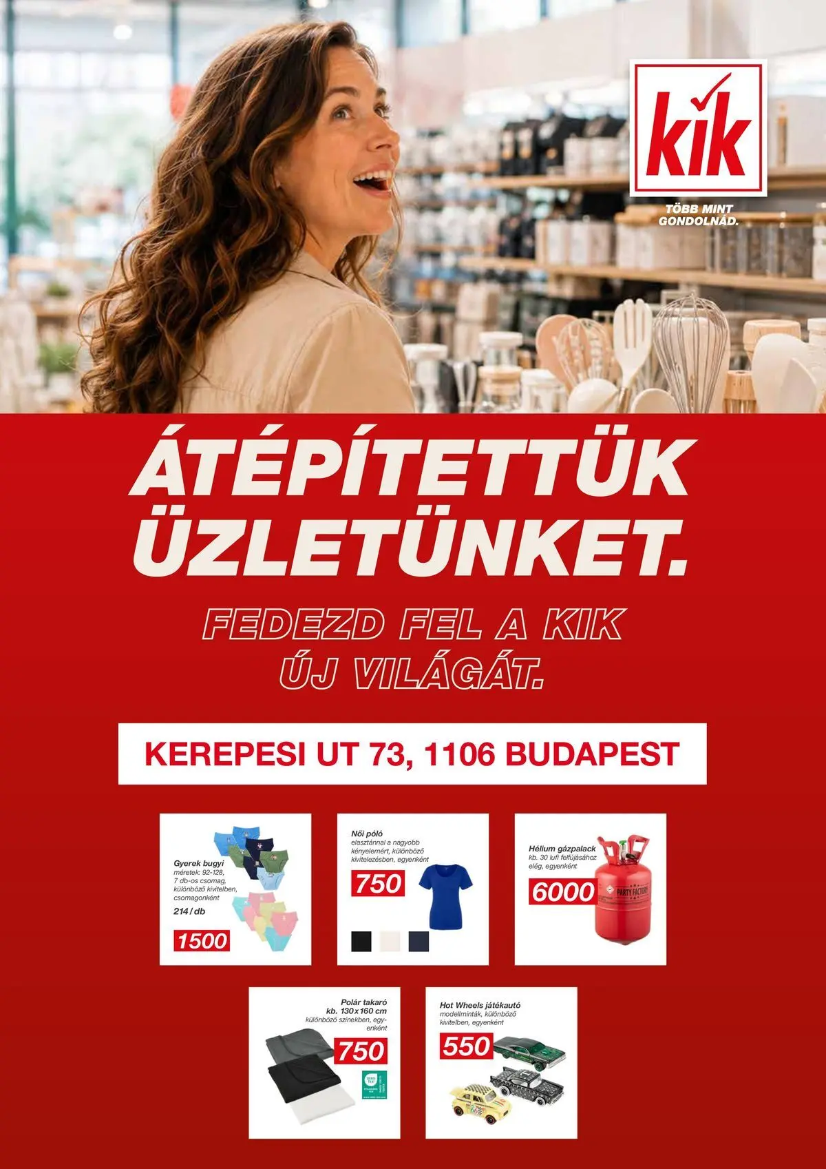 kik - KiK - Budapest akciós újság, érvényes 2026.10.13.-tól 2026.10.18.-ig - page: 1
