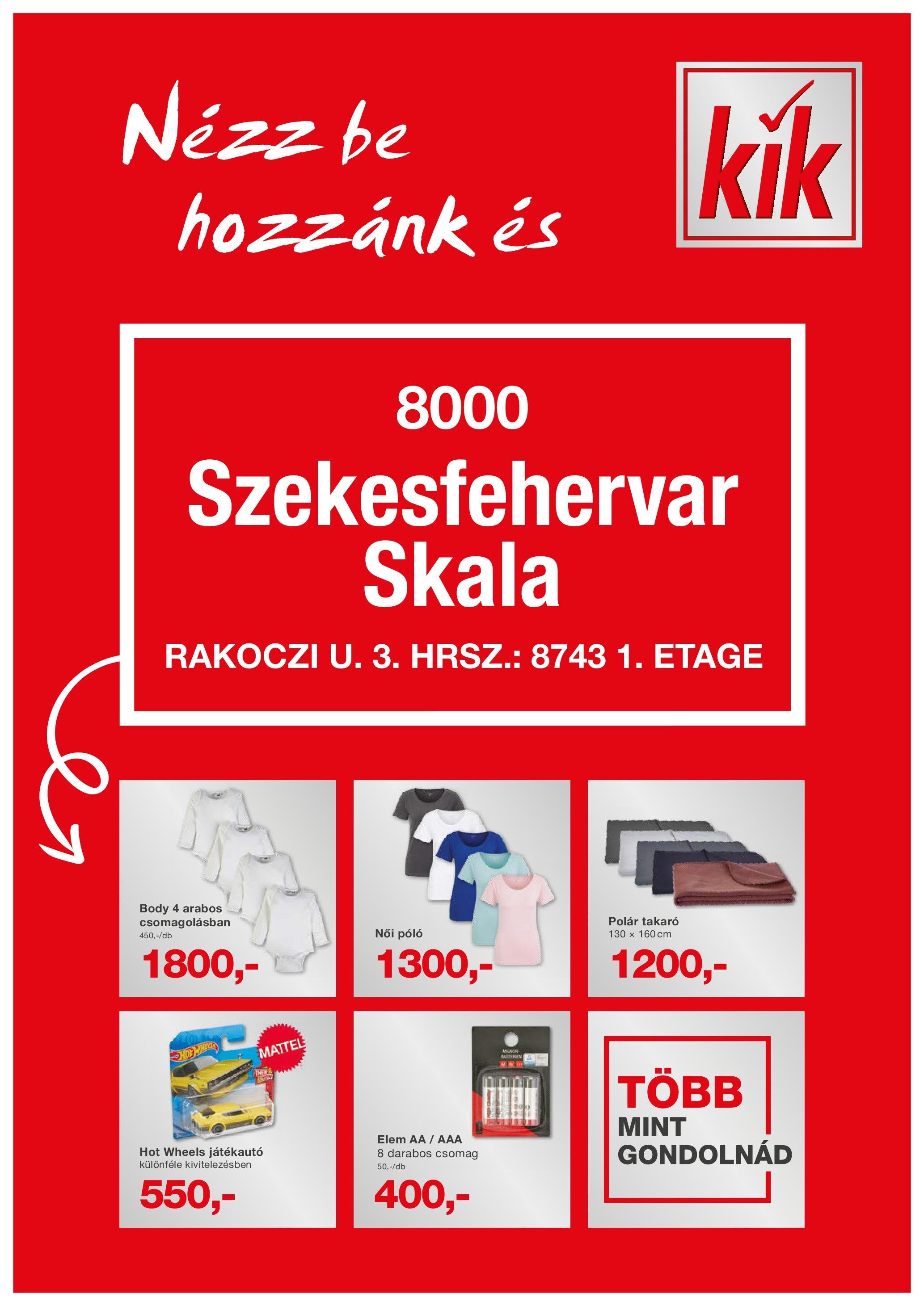 kik - KiK - Szekesfehervar Skala akciós újság, érvényes 12.07. - 12.13.