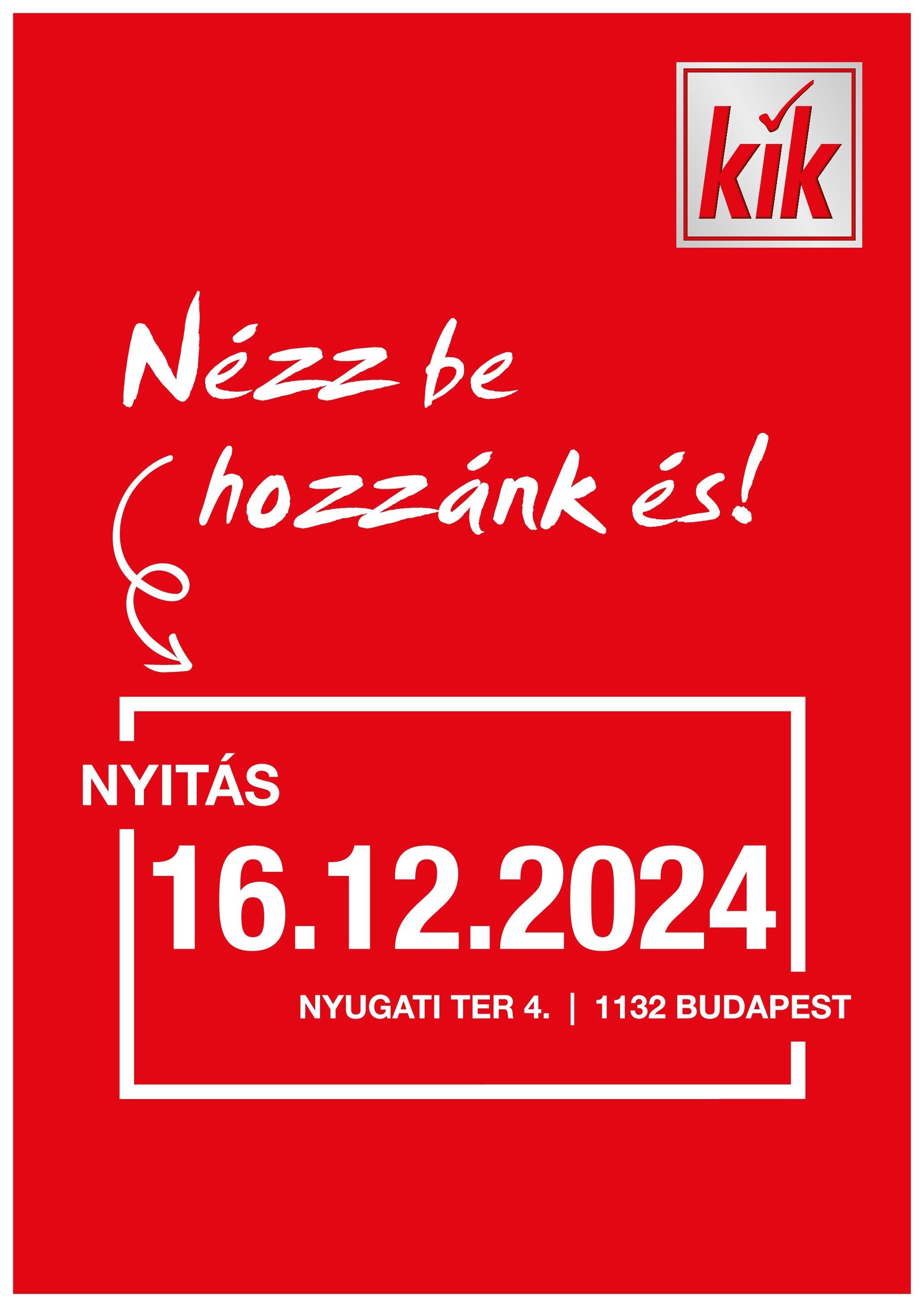 kik - KiK - Budapest akciós újság, érvényes 12.16. - 12.16.