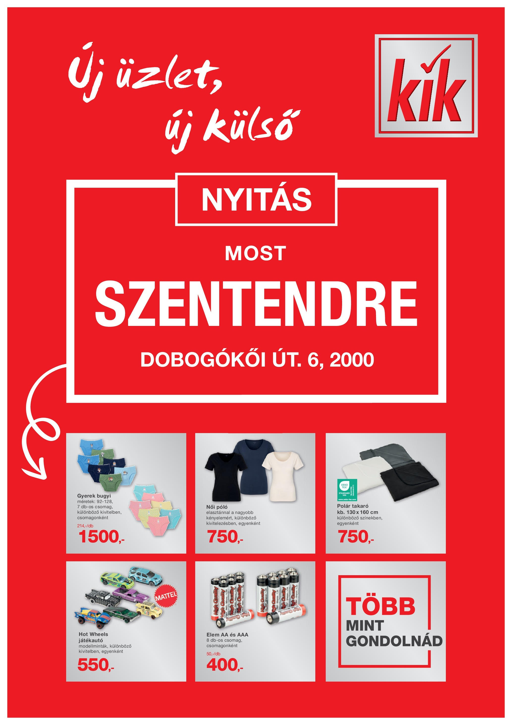 kik - KiK - Szentendre akciós újság, érvényes 05.05. - 05.12.