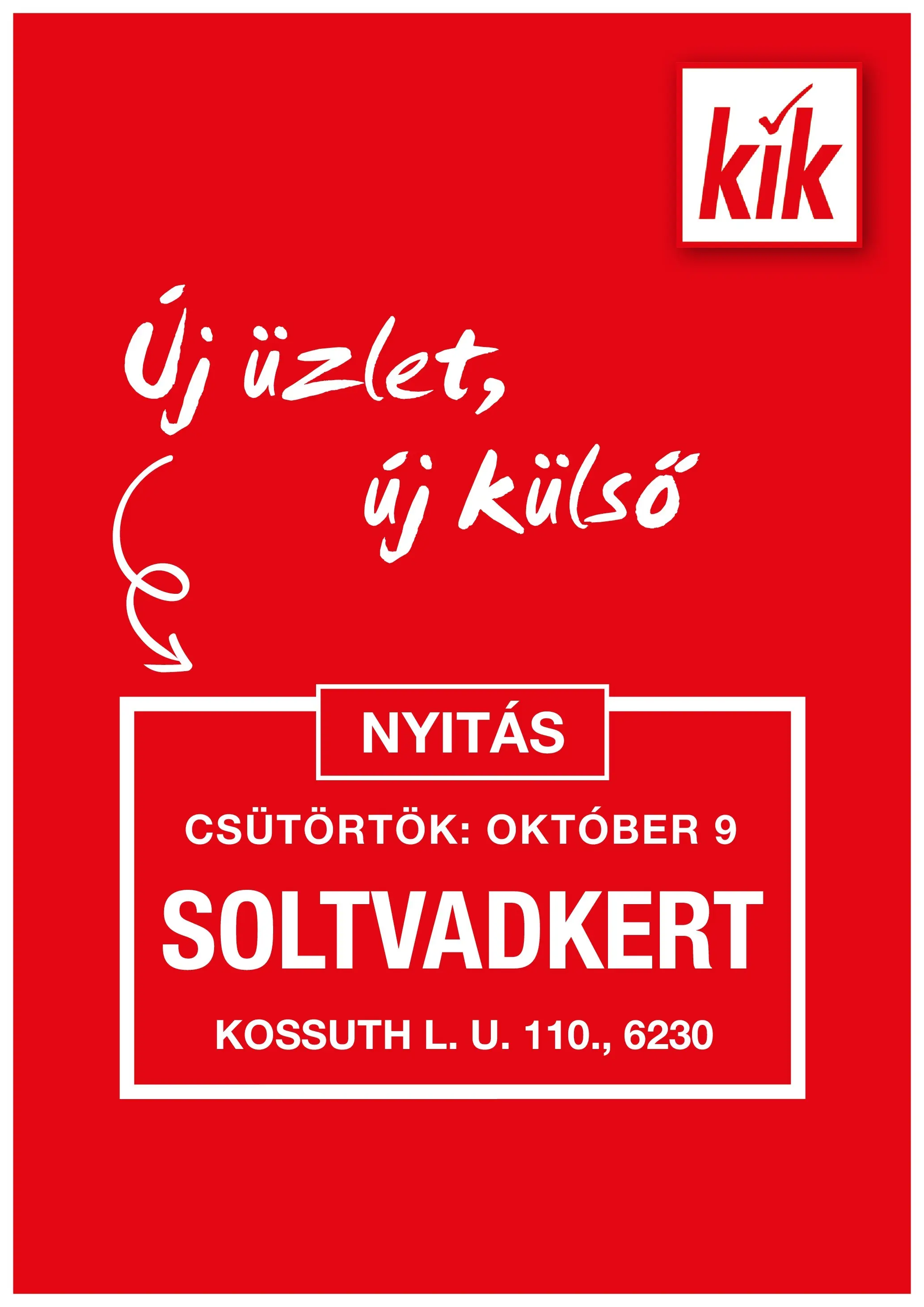 kik - KiK - Soltvadkert akciós újság, érvényes 10.05. - 10.08. - page: 1