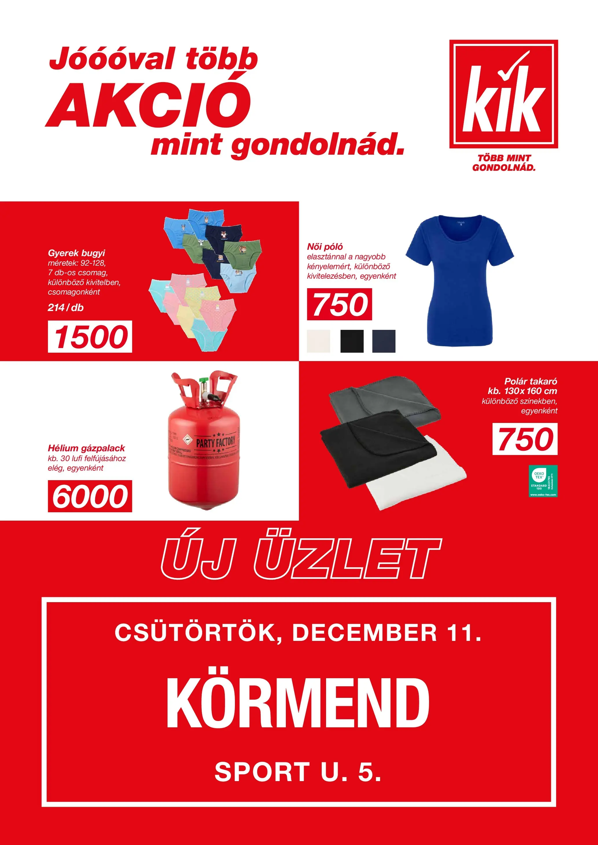 kik - KiK - Körmend akciós újság, érvényes 12.11. - 12.11. - page: 1