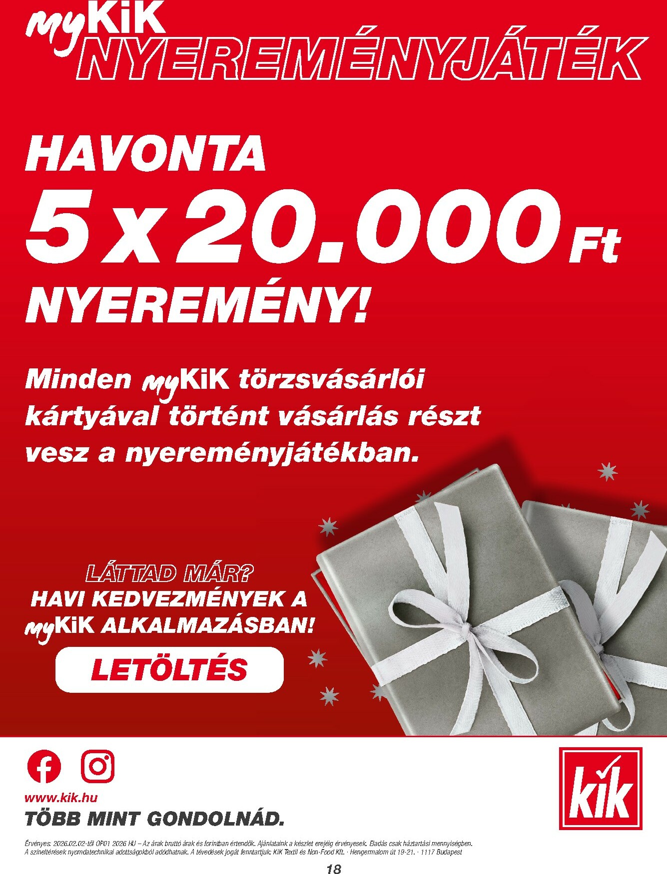 kik - KiK akciós újság, érvényes 2026.02.02. - 2026.02.22. - page: 18