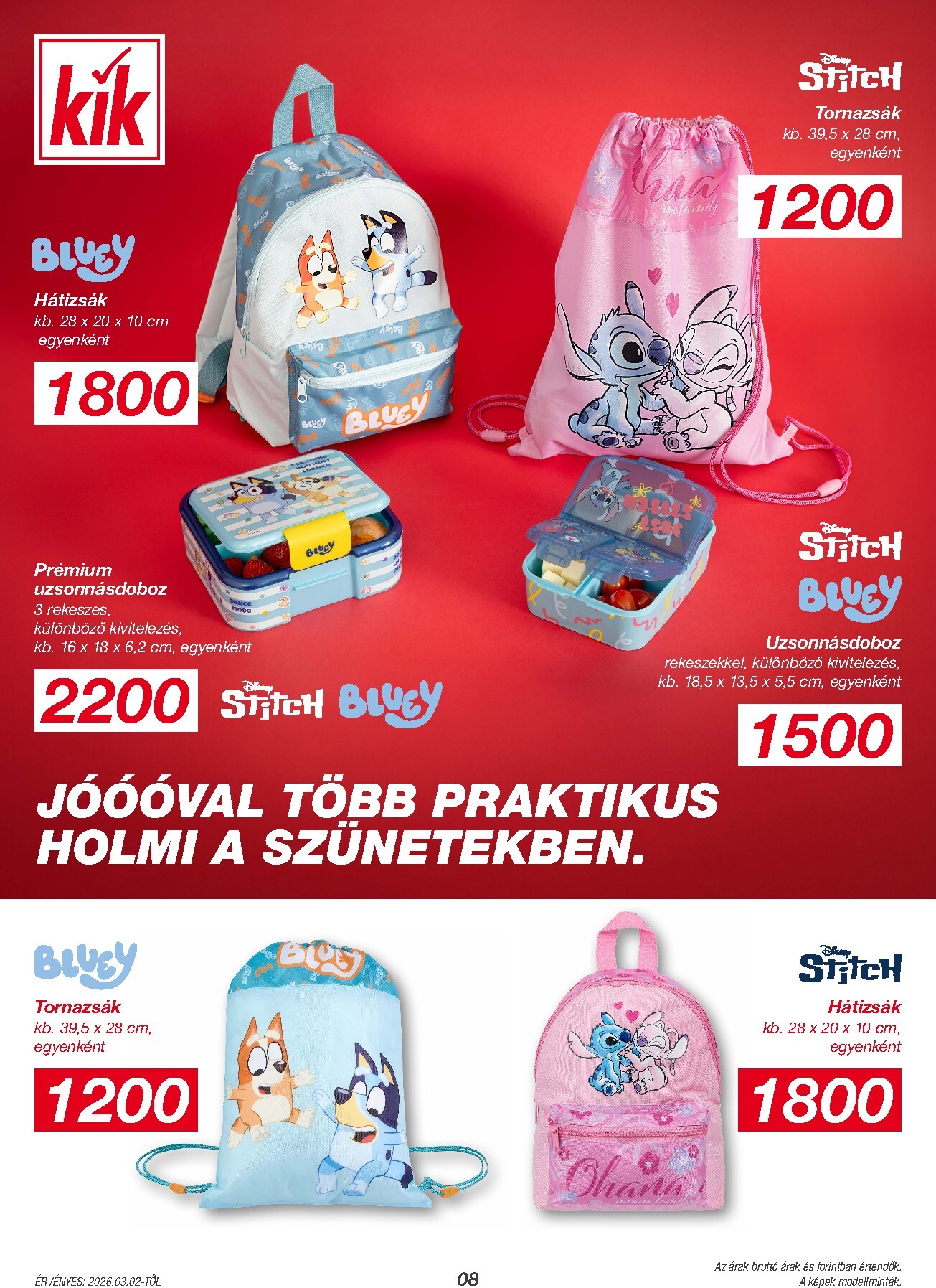 kik - KiK akciós újság, érvényes 2026.03.02. - 2026.03.29. - page: 8