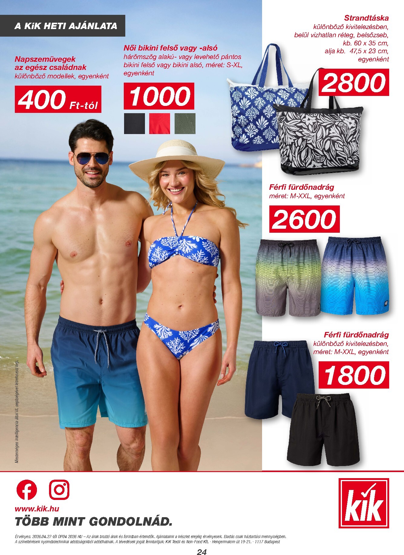 kik - KiK hirdetmény a következő hétre hétfőtől 2026.04.27.-tól vasárnaptól 2026.05.24.-ig - page: 24