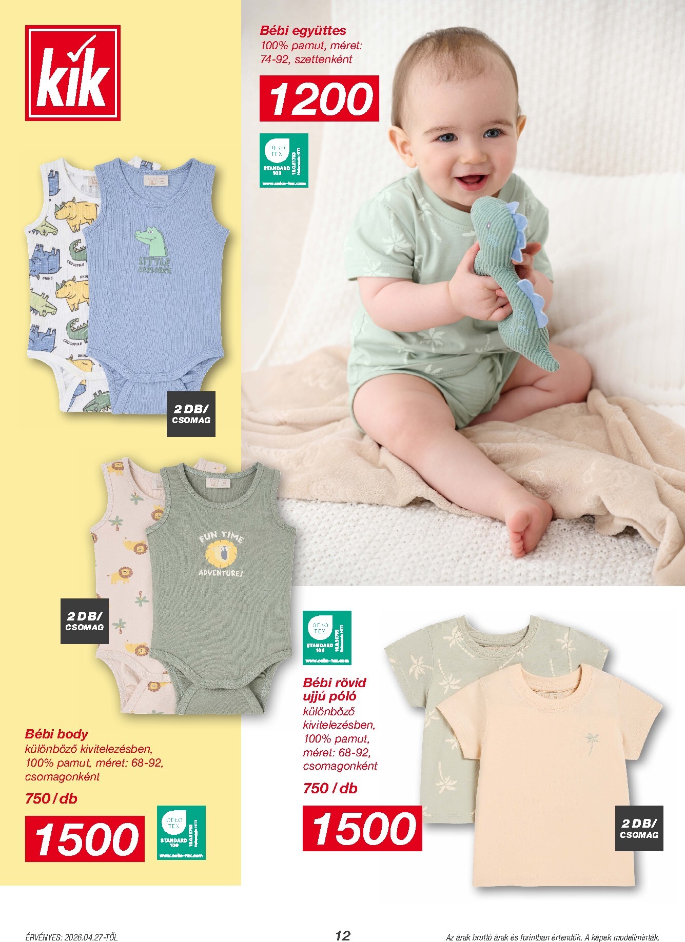 kik - KiK hirdetmény a következő hétre hétfőtől 2026.04.27.-tól vasárnaptól 2026.05.24.-ig - page: 12
