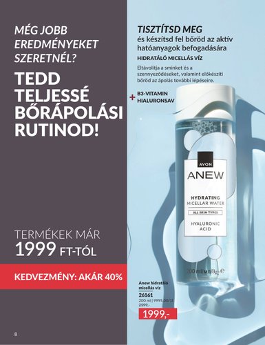 avon - Aktuális Avon szórólap érvényes hétfőtől 2026.06.01.-től keddtől 2026.06.30.-ig - page: 8