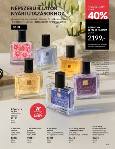avon - Aktuális Avon szórólap érvényes hétfőtől 2026.06.01.-től keddtől 2026.06.30.-ig - page: 83