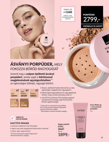 avon - Aktuális Avon szórólap érvényes hétfőtől 2026.06.01.-től keddtől 2026.06.30.-ig - page: 41
