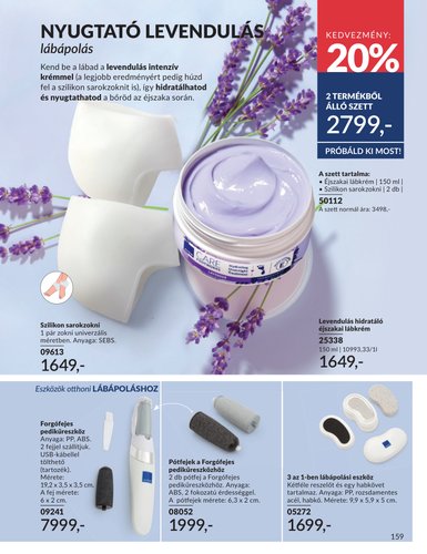 avon - Aktuális Avon szórólap érvényes hétfőtől 2026.06.01.-től keddtől 2026.06.30.-ig - page: 159
