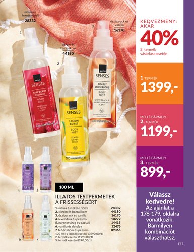 avon - Aktuális Avon szórólap érvényes hétfőtől 2026.06.01.-től keddtől 2026.06.30.-ig - page: 177