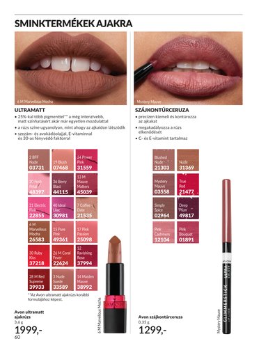avon - Aktuális Avon szórólap érvényes hétfőtől 2026.06.01.-től keddtől 2026.06.30.-ig - page: 60