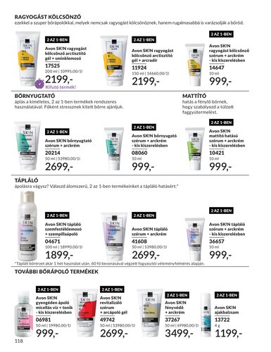 avon - Aktuális Avon szórólap érvényes hétfőtől 2026.06.01.-től keddtől 2026.06.30.-ig - page: 118