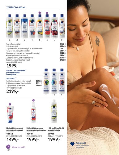 avon - Aktuális Avon szórólap érvényes hétfőtől 2026.06.01.-től keddtől 2026.06.30.-ig - page: 156