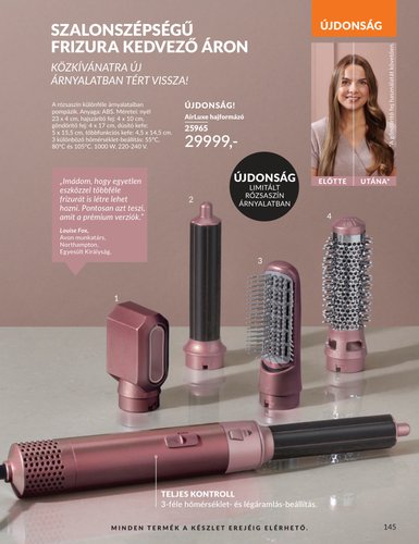 avon - Aktuális Avon szórólap érvényes hétfőtől 2026.06.01.-től keddtől 2026.06.30.-ig - page: 145