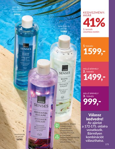 avon - Aktuális Avon szórólap érvényes hétfőtől 2026.06.01.-től keddtől 2026.06.30.-ig - page: 173