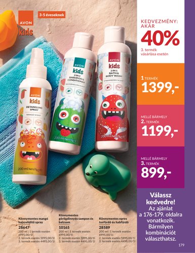 avon - Aktuális Avon szórólap érvényes hétfőtől 2026.06.01.-től keddtől 2026.06.30.-ig - page: 179