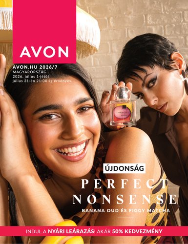 avon - Aktuális Avon szórólap érvényes szerdától 2026.07.01.-től péntektől 2026.07.31.-ig - page: 1