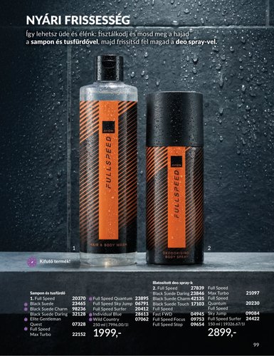 avon - Aktuális Avon szórólap érvényes szombattól 2026.08.01.-től hétfőtől 2026.08.31.-ig - page: 97