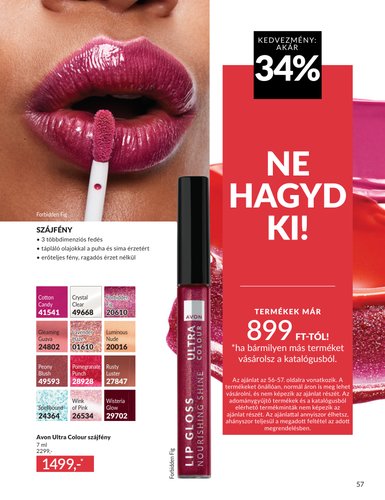 avon - Aktuális Avon szórólap érvényes szombattól 2026.08.01.-től hétfőtől 2026.08.31.-ig - page: 55