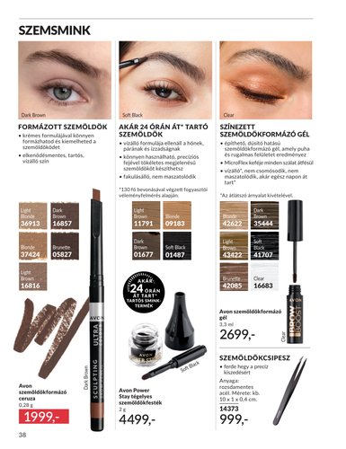 avon - Aktuális Avon szórólap érvényes szombattól 2026.08.01.-től hétfőtől 2026.08.31.-ig - page: 38