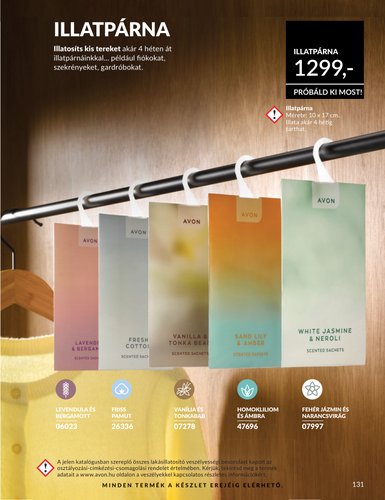 avon - Aktuális Avon szórólap érvényes szombattól 2026.08.01.-től hétfőtől 2026.08.31.-ig - page: 129
