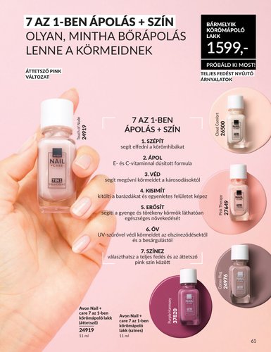 avon - Aktuális Avon szórólap érvényes szombattól 2026.08.01.-től hétfőtől 2026.08.31.-ig - page: 59