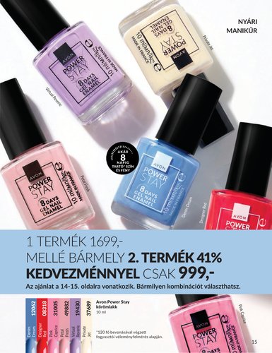 avon - Aktuális Avon szórólap érvényes szombattól 2026.08.01.-től hétfőtől 2026.08.31.-ig - page: 15