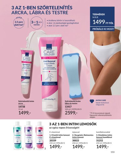 avon - Aktuális Avon szórólap érvényes szombattól 2026.08.01.-től hétfőtől 2026.08.31.-ig - page: 151