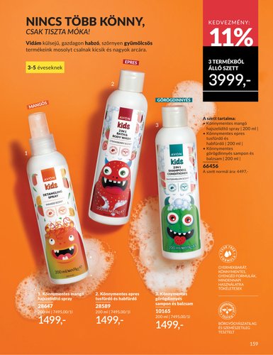 avon - Aktuális Avon szórólap érvényes szombattól 2026.08.01.-től hétfőtől 2026.08.31.-ig - page: 157