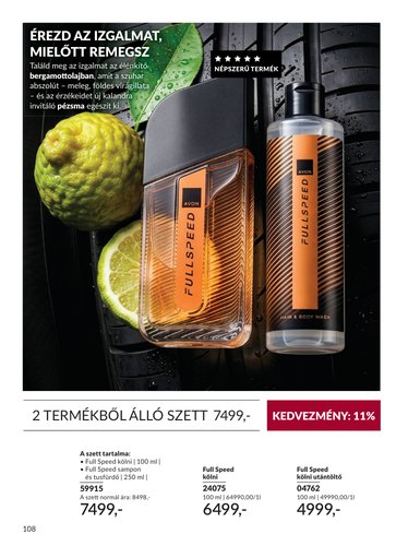 avon - Aktuális Avon szórólap érvényes keddtől 2026.09.01.-től szerdától 2026.09.30.-ig - page: 108