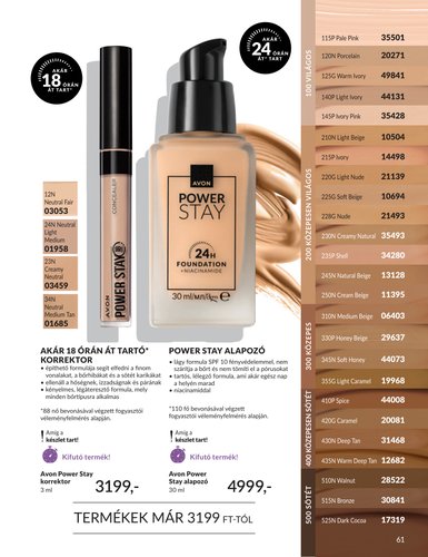avon - Aktuális Avon szórólap érvényes keddtől 2026.09.01.-től szerdától 2026.09.30.-ig - page: 61