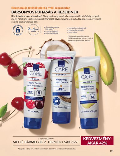 avon - Aktuális Avon szórólap érvényes keddtől 2026.09.01.-től szerdától 2026.09.30.-ig - page: 191
