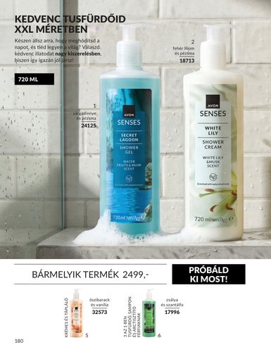 avon - Aktuális Avon szórólap érvényes keddtől 2026.09.01.-től szerdától 2026.09.30.-ig - page: 180