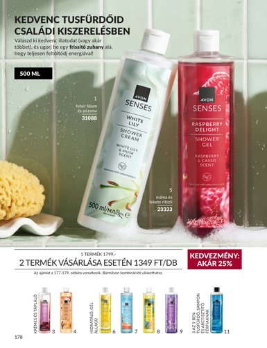 avon - Aktuális Avon szórólap érvényes keddtől 2026.09.01.-től szerdától 2026.09.30.-ig - page: 178