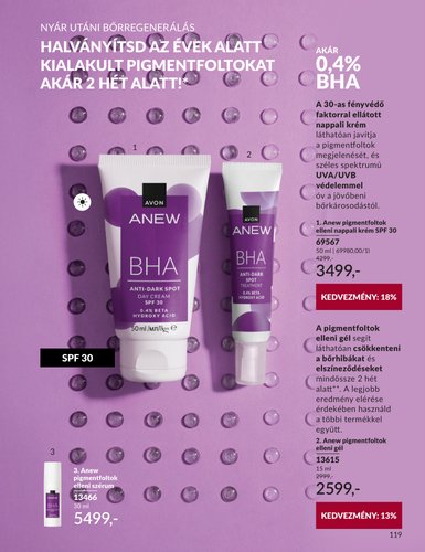 avon - Aktuális Avon szórólap érvényes keddtől 2026.09.01.-től szerdától 2026.09.30.-ig - page: 119