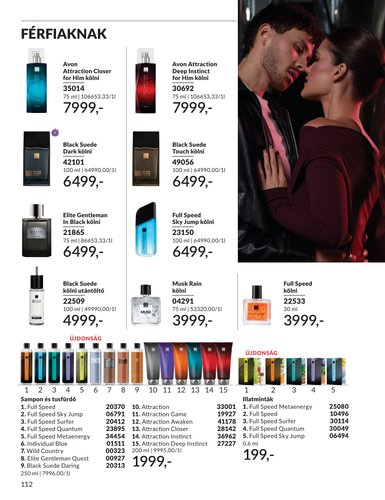 avon - Aktuális Avon szórólap érvényes keddtől 2026.09.01.-től szerdától 2026.09.30.-ig - page: 112